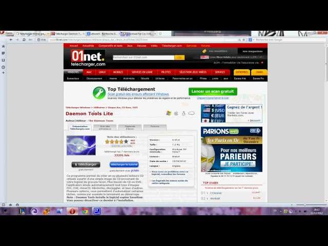 TÉLÉCHARGER DAEMON TOOLS LITE 01NET GRATUITEMENT TOOLS TÉLÉCHARGER 01NET DAEMON GRATUITEMENT LITE